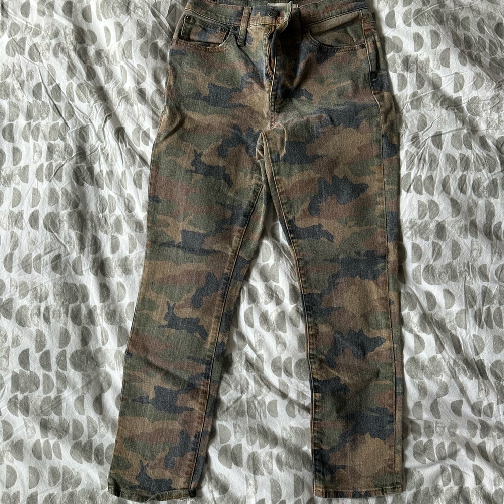 Madewell Camouflage Slim Pants